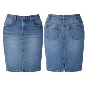 Moldes de confeccion para DAMAS Faldas Falda Jean 627